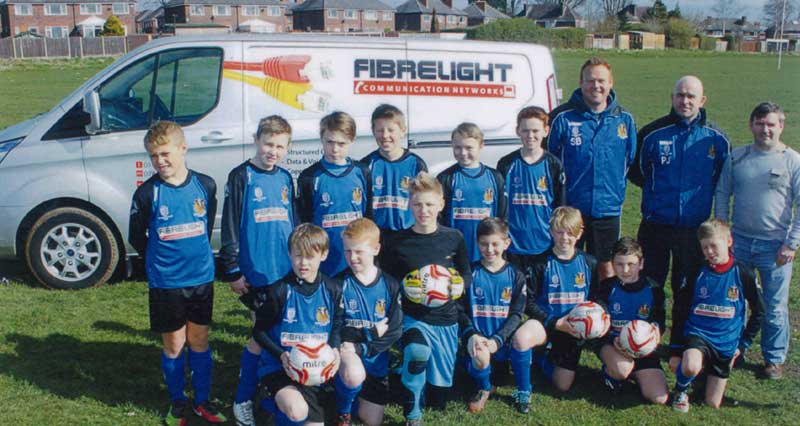 Local Football Team Sponsored for a New Kit